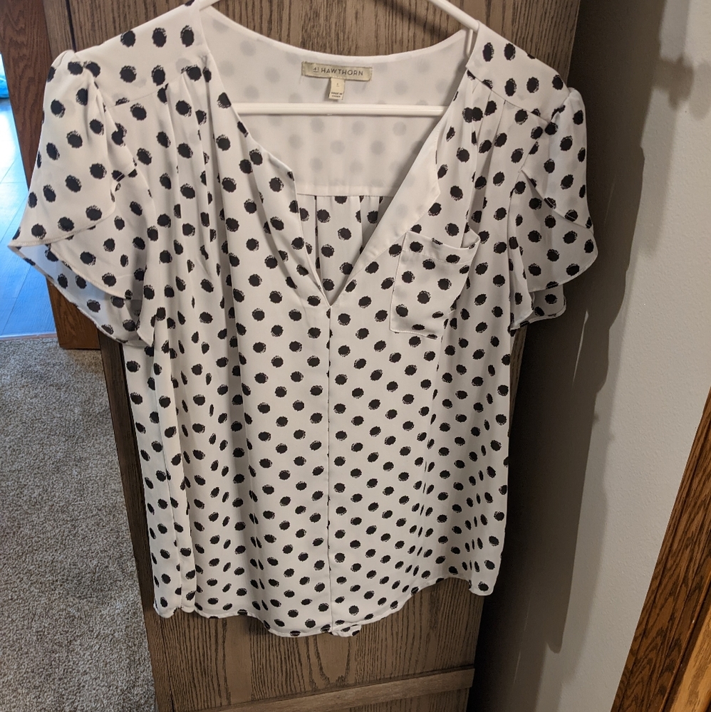 Black and white 41 Hawthorn blouse